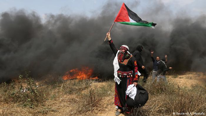 Gazastreifen Demonstrationen & Ausschreitungen (Reuters/I.A. Mustafa)