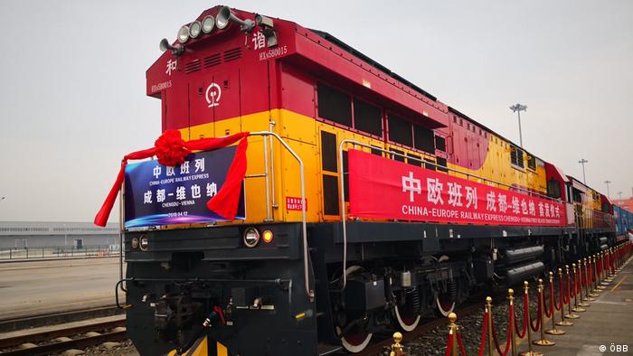 ÖBB Erster direkter Güterzug von China nach Wien