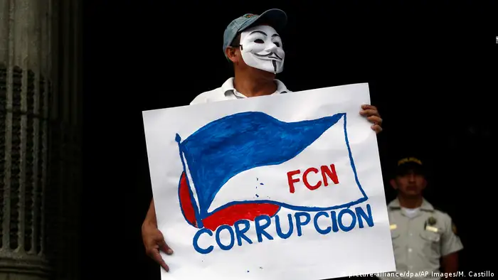 Guatemala FCN Corruption (picture-alliance/dpa/AP Images/M. Castillo)