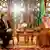 Saudi-Arabein Riad Mike Pompeo trifft Außenminister Adel Al-Jubeir in Riyadh