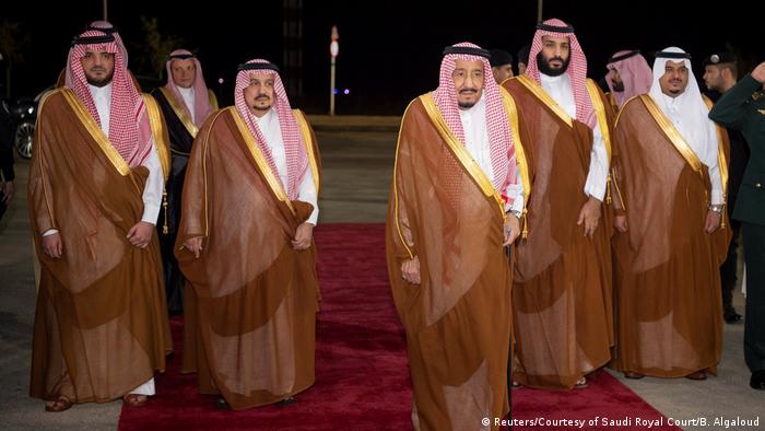 Saudi royals at the Qiddiya-Resort project