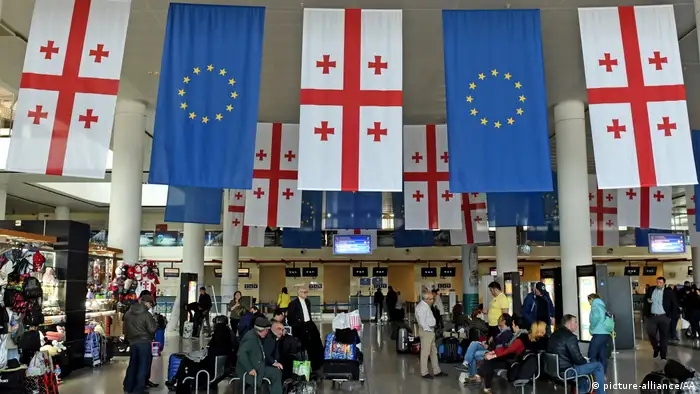 Georgien feiert visafreies Reisen in Schengen-Staaten