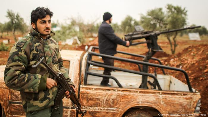 Syrien Schiitische Gruppen (picture-alliance/Pacific Press/I. Press)