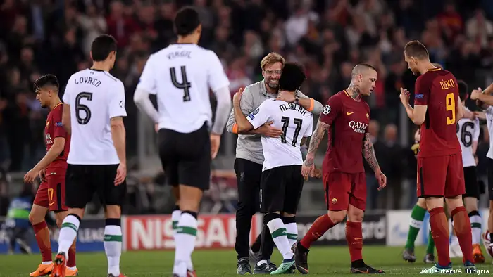 UEFA Champions League Halbfinale | AS Rom - FC Liverpool -Spielende (Reuters/A. Lingria)