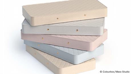 A stack of mattresses
