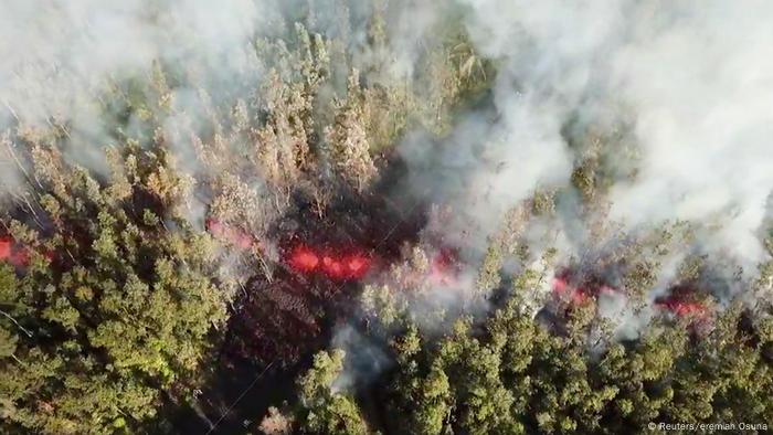 USA Kilauea Vulkanausbruch auf Hawaii (Reuters/eremiah Osuna)