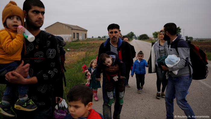 Griechenland Flüchtlinge auf der Landroute Türkei-Griechenland