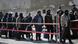 Syrian opposition fighters surrender arms during a similar agreement in Homs in 2017 Syrian opposition fighters surrender arms during a similar agreement in Homs in 2017