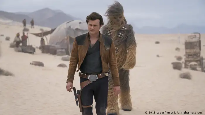 Han Solo and Chewbacca in Star Wars: Solo: A Star Wars Story
(2018 Lucasfilm Ltd. All rights reserved.)