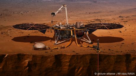 Lander InSight Landefahrzeug (picture alliance / NASA/AP/dpa)