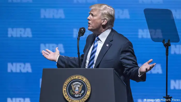 USA Trump spreich beim NRA-Leadership-Forum