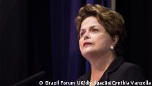 Großbritannien London - Brazil Forum UK 2018 mit Präsidentin Dilma Rousseff 