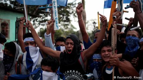 Nicaragua Niquinohomo - Proteste gegen President Daniel Ortegas Regierung (Reuters/O. Rivas)
