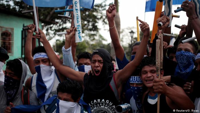 Nicaragua Niquinohomo - Proteste gegen President Daniel Ortegas Regierung (Reuters/O. Rivas)