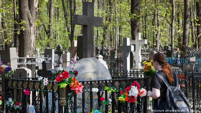 Могила Фридриха Йозефа Гааза на Введенском кладбище в Москве