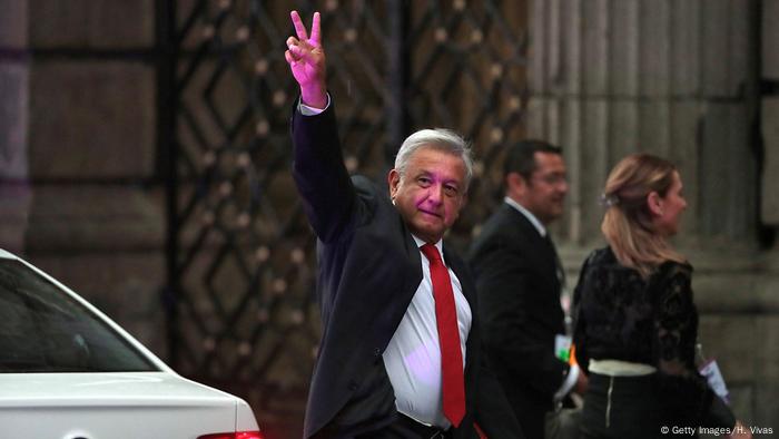 Mexiko Präsidentschaftskandidat López Obrador (Getty Images/H. Vivas)