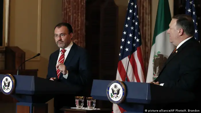 USA Washington Mike Pompeo empfängt Luis Videgaray (picture-alliance/AP Photo/A. Brandon)
