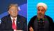 Bildkombo Donald Trump und Hassan Rohani Bildkombo Donald Trump und Hassan Rohani