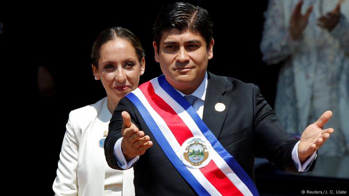 Costa Rica Amtseinführung Präsident Carlos Alvarado Quesada (Reuters/J. C. Ulate)
