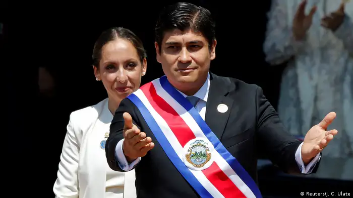 Costa Rica Amtseinführung Präsident Carlos Alvarado Quesada (Reuters/J. C. Ulate)