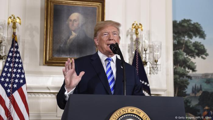 USA PK President Donald Trump zum Atomabkommen mit Iran