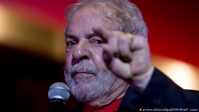Brasilien | Ex-Präsident Luiz Inacio Lula da Silva (picture-alliance/dpa/ZUMA Wire/P. Lopes)