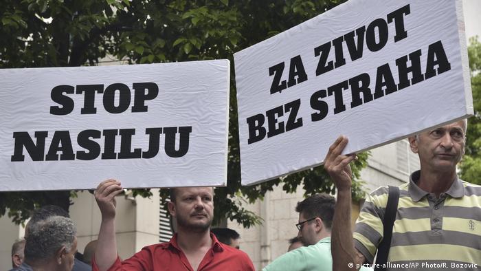 Protest protiv nasilja nad novinarima u Crnoj Gori 2018.