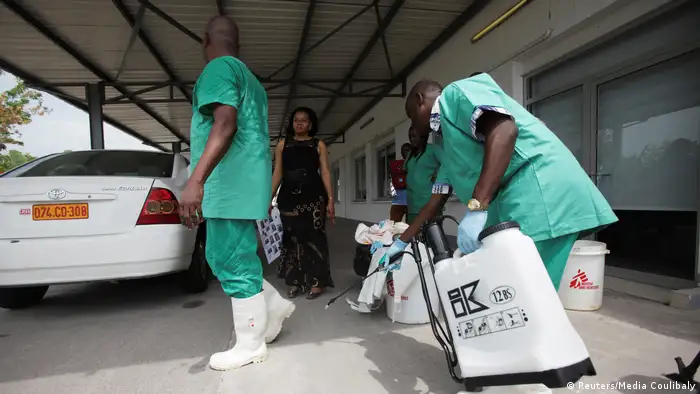 Kongo Training für Ebola-Ausbruch 2014 (Reuters/Media Coulibaly)