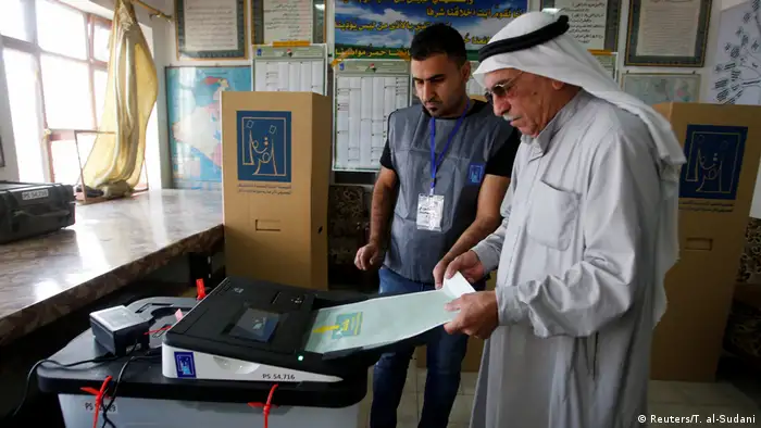 Irak Wahl | Stimmabgabe in Bagdad (Reuters/T. al-Sudani)