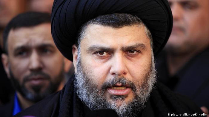 A portrait of al-Sadr