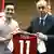 Özil presenteia Erdogan com camisa do Arsenal durante encontro em Londres