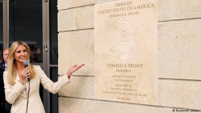 Israel Eröffnung der US-Botschaft in Jerusalem (Reuters/R. Zvulun)