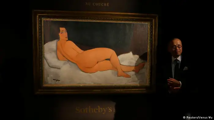 Sotheby's New York Auktion Modigliani-Gemälde Vorschau (Reuters/Venus Wu)