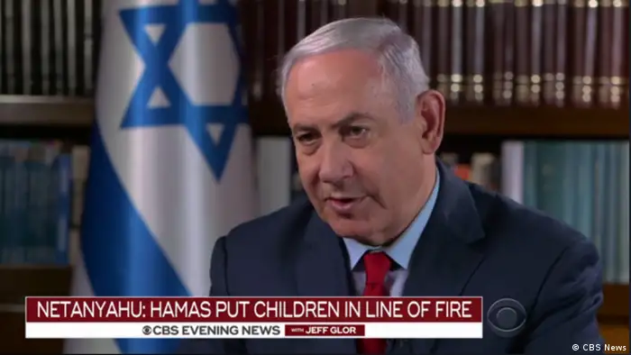 CBS Interview mit Benjamin Netanjahu Gaza Tote (CBS News)