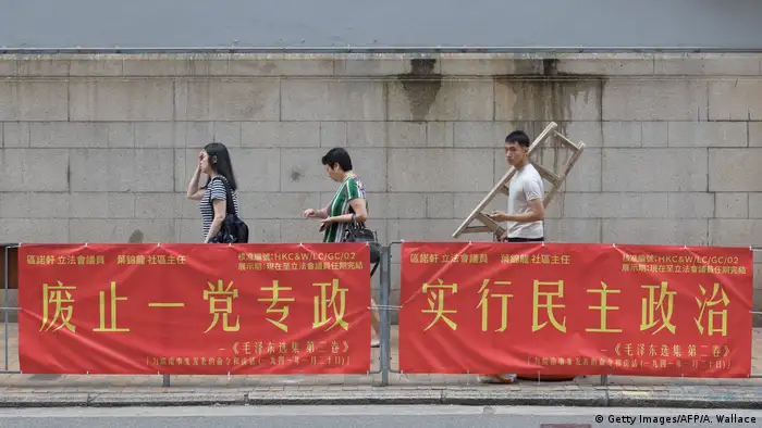 Hongkong Aktivisten für Demokratie