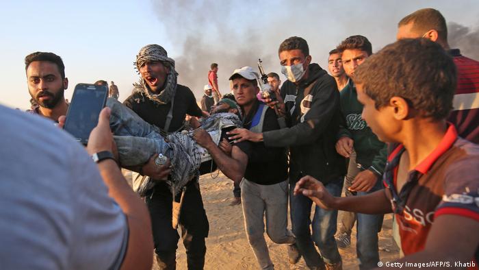 Palästina Israel Gaza Protetste Verletzte