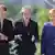 Fransa Cumhurbaşkanı Emmanuel Macron, İngiltere Başbakanı Theresa May ve Almanya Başbakanı Angela Merkel Sofya'da