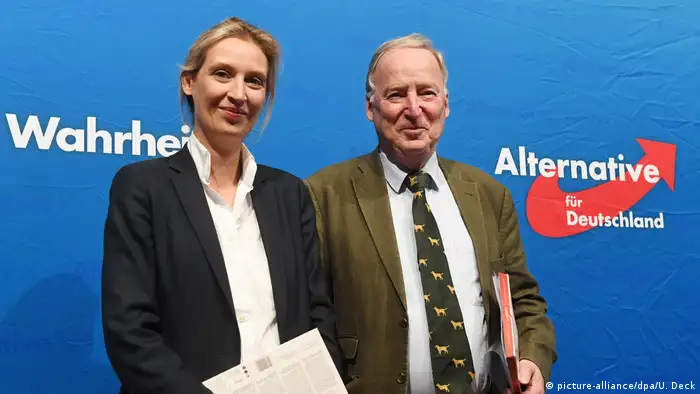 AFD leaders Alice Weidel and Alexander Gauland (picture-alliance/dpa/U. Deck)