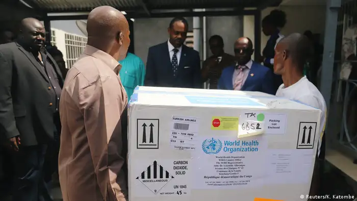 Kongo Ebola Impfstoff in Kinshasa (Reuters/K. Katombe)