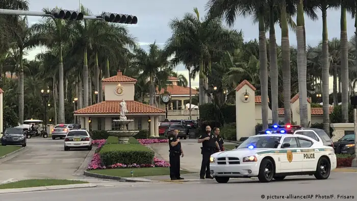 USA Florida - Polizei reagiert auf Schüsse an Trumps National Doral Resort (picture-alliance/AP Photo/F. Frisaro)