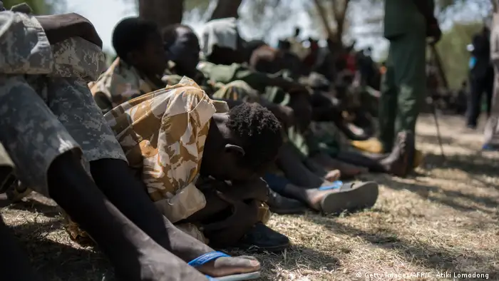 Südsudan freigelassene Kindersoldaten in Pibor