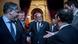 Quim Torra with colleagues in the Barcelona parliament Quim Torra with colleagues in the Barcelona parliament