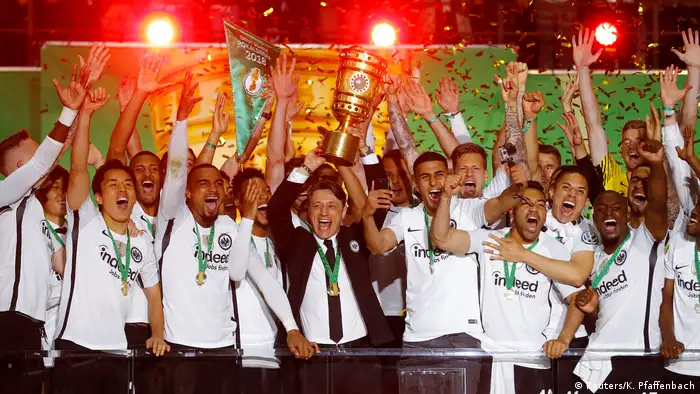 DFB-Pokal Finale 2017/2018 FC Bayern München - Eintracht Frankfurt: Jubel (Reuters/K. Pfaffenbach)
