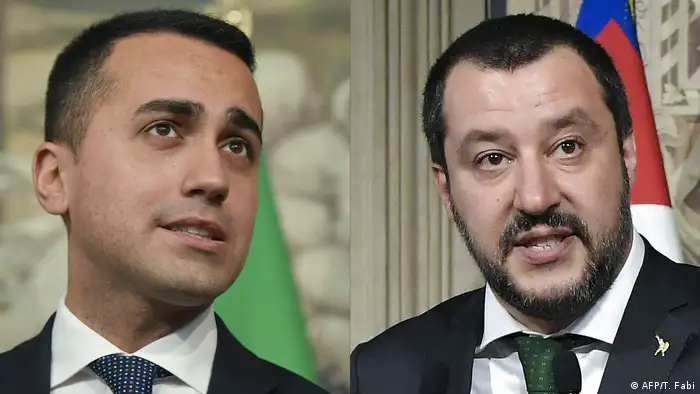 Kombobild Di Maio und Salvini (AFP/T. Fabi)