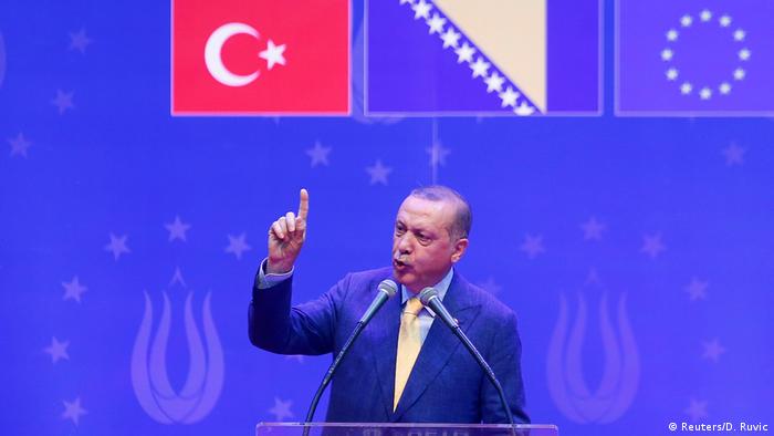 Besuch türkischer Präsident Tayyip Erdogan in Bosnien und Herzegowina
