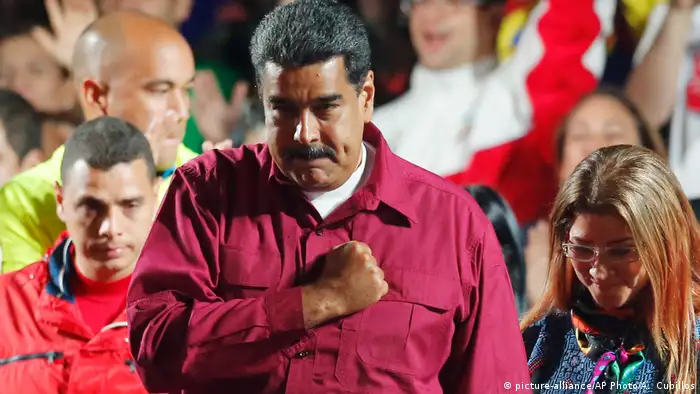 Venezuela Wahlen - Nicolas Maduro (picture-alliance/AP Photo/A. Cubillos)