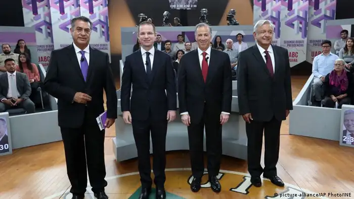 Mexiko Wahlen | TV-Duell (picture-alliance/AP Photo/INE)