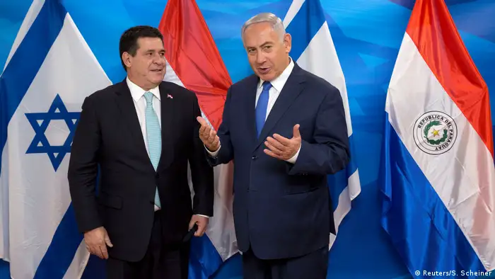Israel vor Eröffnung der paraguayische Botschaft in Jerusalem (Reuters/S. Scheiner)