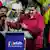Nicolas Maduro speaks on a podium