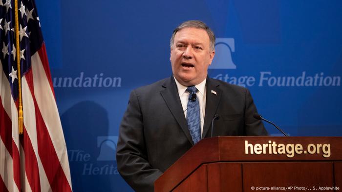 Mike Pompeo US Außenminister (picture-alliance/AP Photo/J. S. Applewhite)